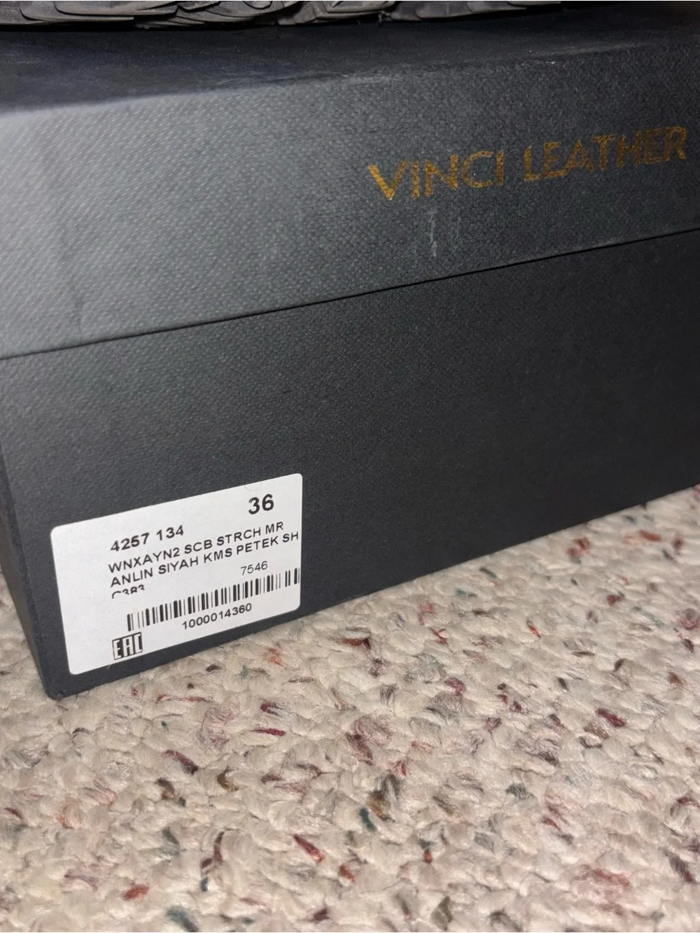 Vinci Leather Women's Black & Gold Fashion Sneakers